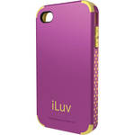 iLuv Regatta Dual Layer Case for iPhone 4 Series (Purple)