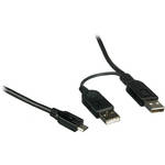LaCie USB 2.0-Y Cable - Micro B to 2 x USB A