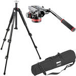 Manfrotto 055X 3-Section Aluminum Tripod and 502HD Pro Video Head Kit