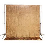 Drop it Modern Spangled Backdrop (9.0 x 12.0', Gold)