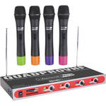 Jammin QuadProVHF 4-Channel VHF Wireless Microphone System