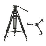 Pearstone Pearstone VT2500B Video Tripod & Head with Universal Dolly Kit
