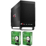 Newer Technology Guardian MAXimus Enclosure Q 2-Drive RAID 1 & Two 1TB Hard Drive Kit