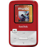 SanDisk Sansa Clip Zip MP3 Player (4GB, Red)
