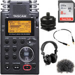 Tascam DR-100mkII On-Camera DSLR Audio Kit
