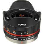Bower 7.5mm f/3.5 Fisheye Lens for Micro 4/3 Cameras (Black)