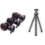 Cinetics CineSkates Camera Dolly Wheels, GorillaPod Focus Tripod/Ballhead X