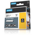 Dymo Rhino 3/4" White Flexible Nylon Tape