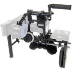 Letus35 MCS Shoulder Cam Bundle for Canon 1D X and 1D Mark IV with Cineroid Metal EVF Mount and Follow Focus
