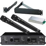 Toa Electronics WT-4820 Modular Dual Channel Wireless Microphone System (668-698MHz)