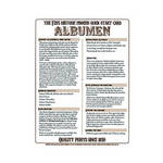 F295 Historic Process Laminated Reference Card for Albumen