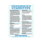 F295 Historic Process Laminated Reference Card for Cyanotype