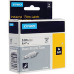 Dymo White 1/4" Heat Shrink Tubes