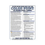 F295 Historic Process Laminated Reference Card for Color Film Developing