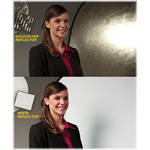 Digital Juice Super 5.0 x 7.0' Gold/Silver Zigzag / White Reflector