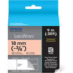 Epson Black On Orange 3/4" Flourescent Tape (30')