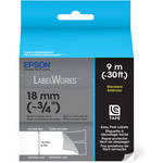 Epson Black On Matte Silver 3/4" Standard Tape (30')