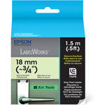 Epson LabelWorks 3/4" Black Glow-In-The-Dark Tape For LW-400