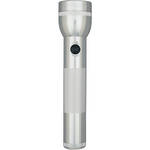 Maglite 2-Cell D White Star Flashlight (Silver)