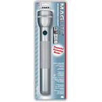 Maglite 3-Cell D White Star Flashlight (Grey)