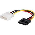 CablesToGo 6" (0.15 m) Serial ATA Power Adapter Cable