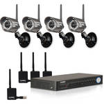 Lorex LH118501C4WB Digital Wireless Security Camera System (500 GB)