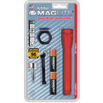 Maglite AA Mini Mag Camo Flashlight Combo Pack (Red)