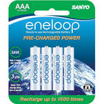 Sanyo Eneloop AAA Rechargeable Ni-MH Batteries (800mAh, Blister Pack of 8)