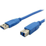 GGI USB3-AM/BM 28/24AWG GOLD-PLT CABLE- 6'