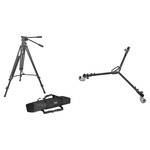 Davis & Sanford 75mm ProVista Tripod, FM18 Head, and W3 Dolly with 3" Wheels Kit