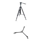 Davis & Sanford Provista Video Tripod, FM18 Fluid Head & W3 Universal Dolly Kit