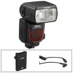 Nikon SB-910 AF Speedlight i-TTL Flash With Battery Pack & Cable Kit