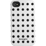 Kensington Combination Case for iPhone 4 & 4S (White with Black Dots)