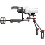Zacuto Double Barrel Dual Handheld DSLR Rig (Black)