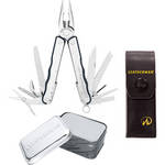 Leatherman Blast Tool with Leather Sheath and Gift Tin (Stainless)