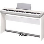 Casio Privia PX-130 88-Key Digital Piano with Stand and Pedal Unit (White)