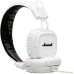 Marshall Audio Major On-Ear Stereo Headphones with Mic and Remote (White)