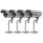 Clover Electronics Weather-resistant Night Vision Color Cameras (Set of 4)