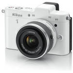 Nikon Nikon 1 V1 Mirrorless Digital Camera with 10-30mm Lens (White)