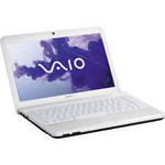 Sony VAIO VPCEG33FX/W 14" Notebook Computer (Glacier White)