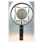Cascade Microphones Knuckle Head Ribbon Microphone (Black Body / Polished Nickel Grill)
