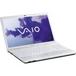 Sony VAIO VPCEH37FX/W 15.5" Notebook Computer (Glacier White)