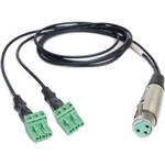 Astatic 40-360 XLR/F to PHOENIX MIC CABLE /24"
