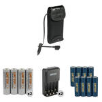 Bolt CBP-C1 Compact Battery Pack for Canon Flashes with 8 AA NiMH Batteries & (2) Chargers