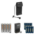 Bolt CBP-N2 Compact Battery Pack f/Nikon SB-900 & SB-910 Flash w/8 AA NiMH Batteries & (2) Chargers