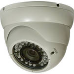 ARM Electronics 600 Line Outdoor IR Dome Camera with OSD (2.8-12mm, 90' IR, White)