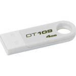 Kingston Data Traveler 109 USB Flash Drive (4GB, White)