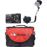 Bonica Sony W570 Camera, Housing and Video Light Travel Kit