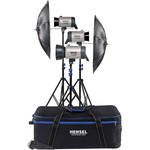 Hensel Integra 500 Plus Freemask 3 Light Kit