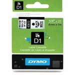 Dymo Standard D1 Labels (Black Print, White Tape - 1/4" x 23')